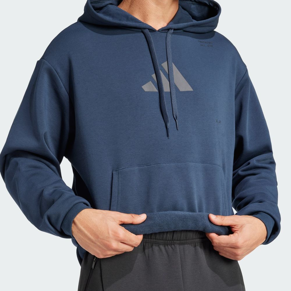 Foto 7 pulgar | Sudadera con Gorro All-Gym Category Pump Cover Adidas Azul Unisex