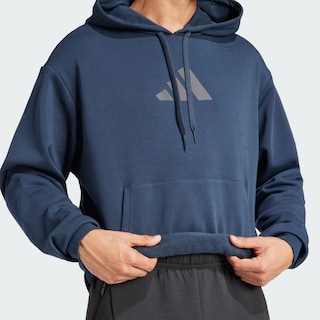 Foto 6 | Sudadera con Gorro All-Gym Category Pump Cover Adidas Azul Unisex
