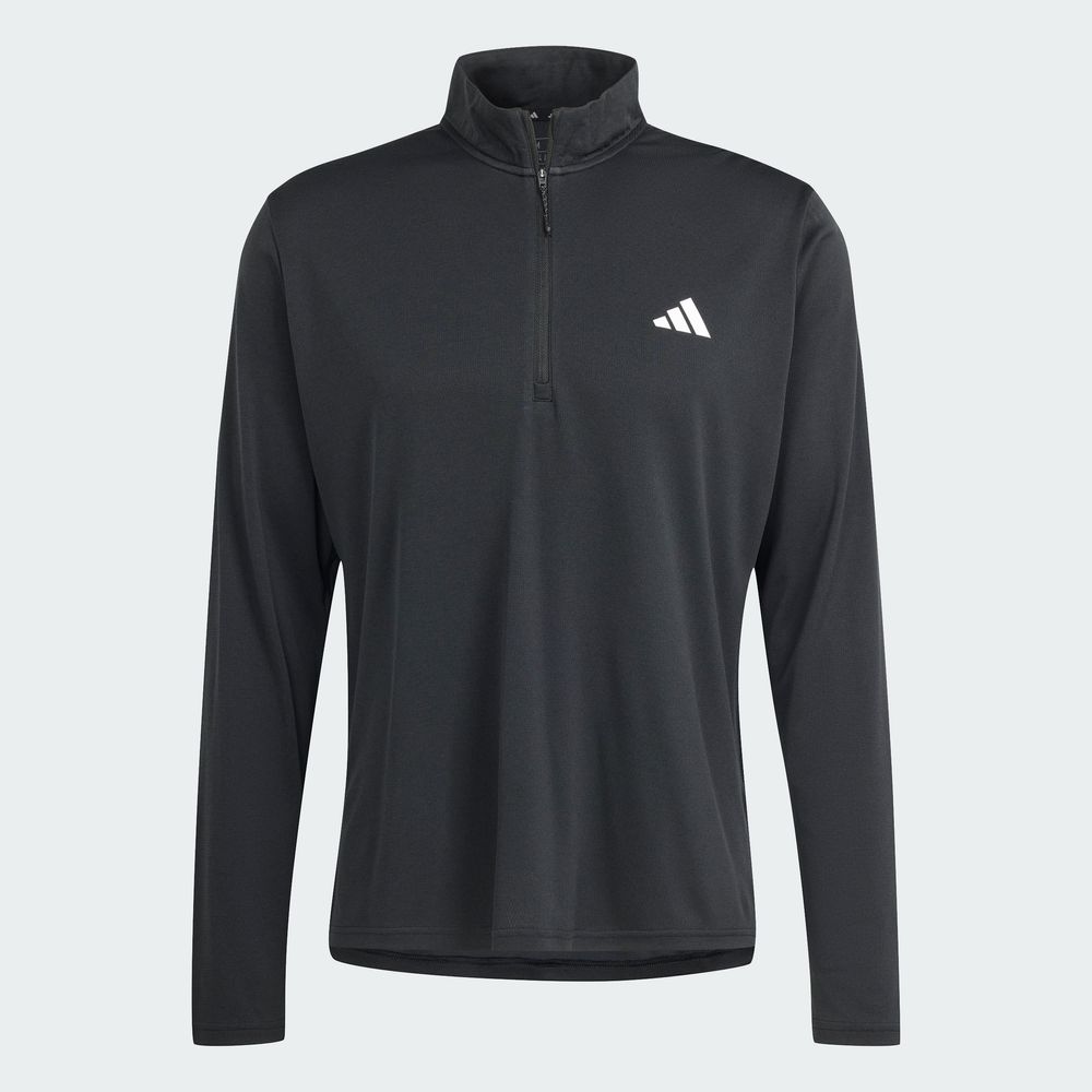 Foto 3 | Playera De Entrenamiento Manga Larga Train Essentials Adidas Negro Hombre