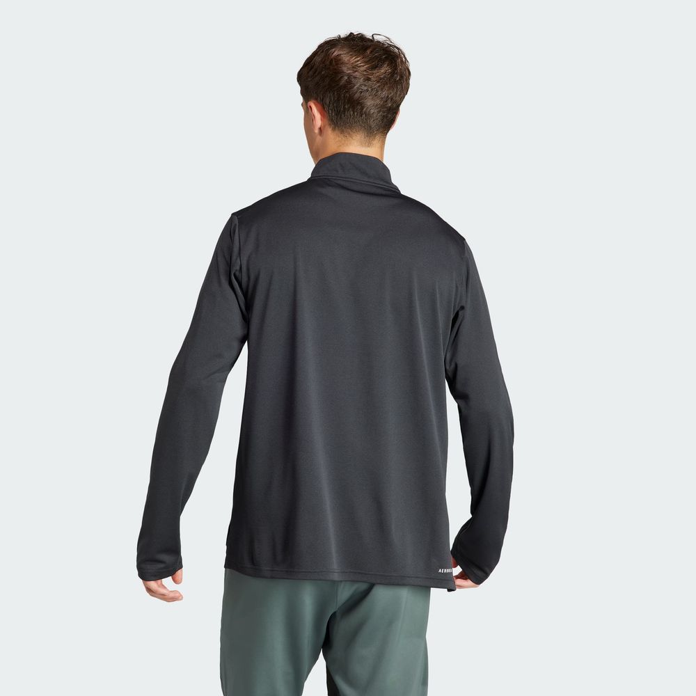 Foto 5 pulgar | Playera De Entrenamiento Manga Larga Train Essentials Adidas Negro Hombre