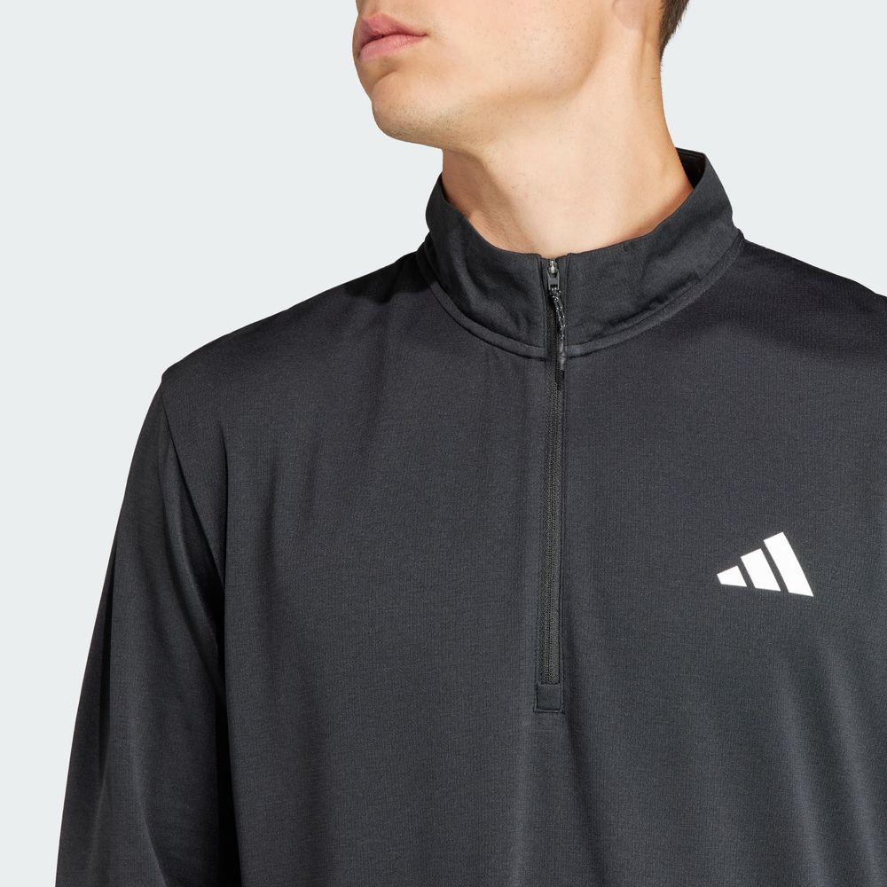 Foto 6 | Playera De Entrenamiento Manga Larga Train Essentials Adidas Negro Hombre