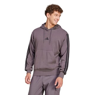 Foto 2 | Polerón Con Capucha Essentials 3 Tiras Felpa Francesa Adidas Multi Hombre
