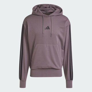 Foto 3 | Polerón Con Capucha Essentials 3 Tiras Felpa Francesa Adidas Multi Hombre