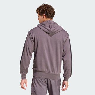 Foto 4 | Polerón Con Capucha Essentials 3 Tiras Felpa Francesa Adidas Multi Hombre