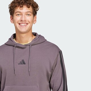 Foto 7 | Polerón Con Capucha Essentials 3 Tiras Felpa Francesa Adidas Multi Hombre
