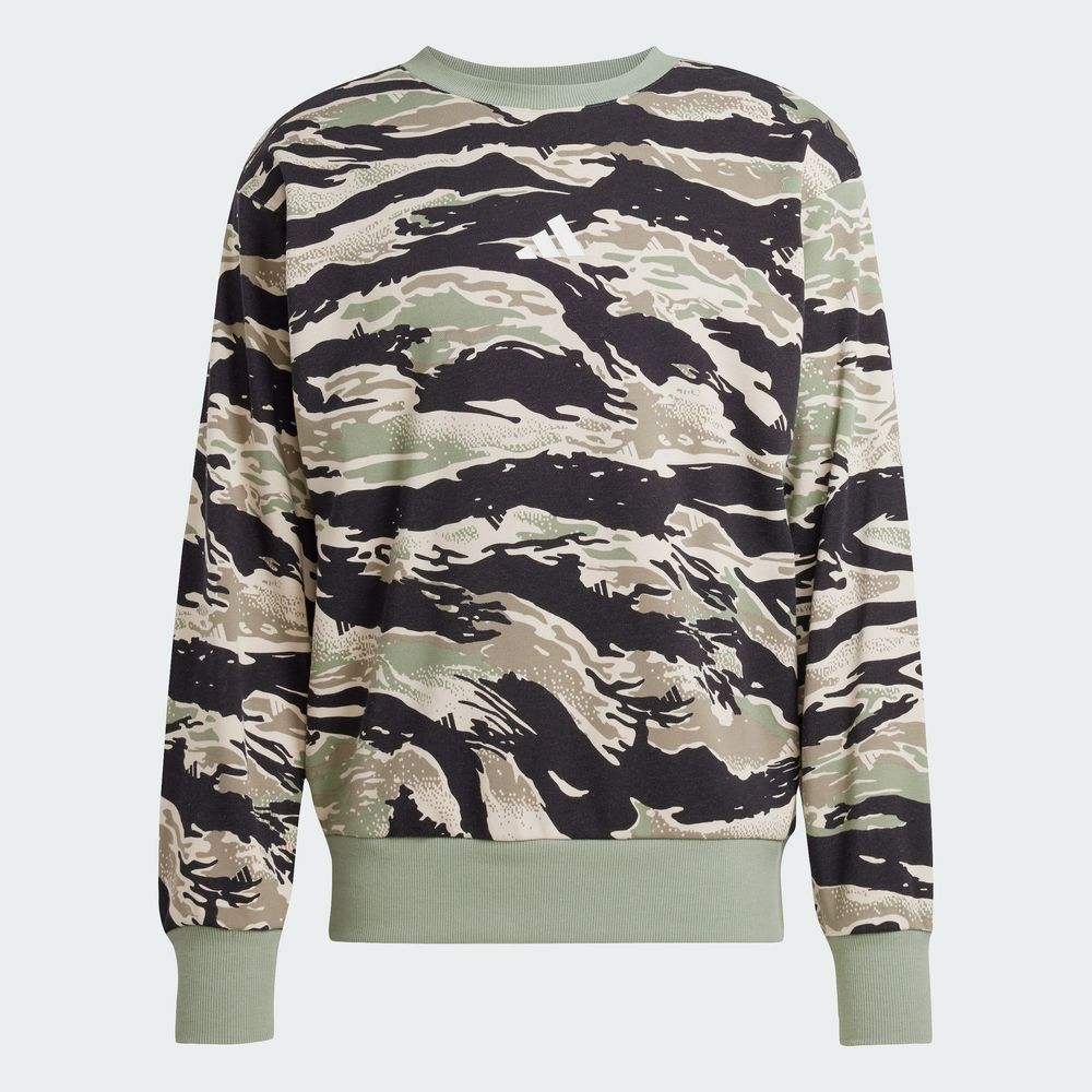 Foto 4 pulgar | Sudadera Adidas Seasonal Essentials Camo para Hombre