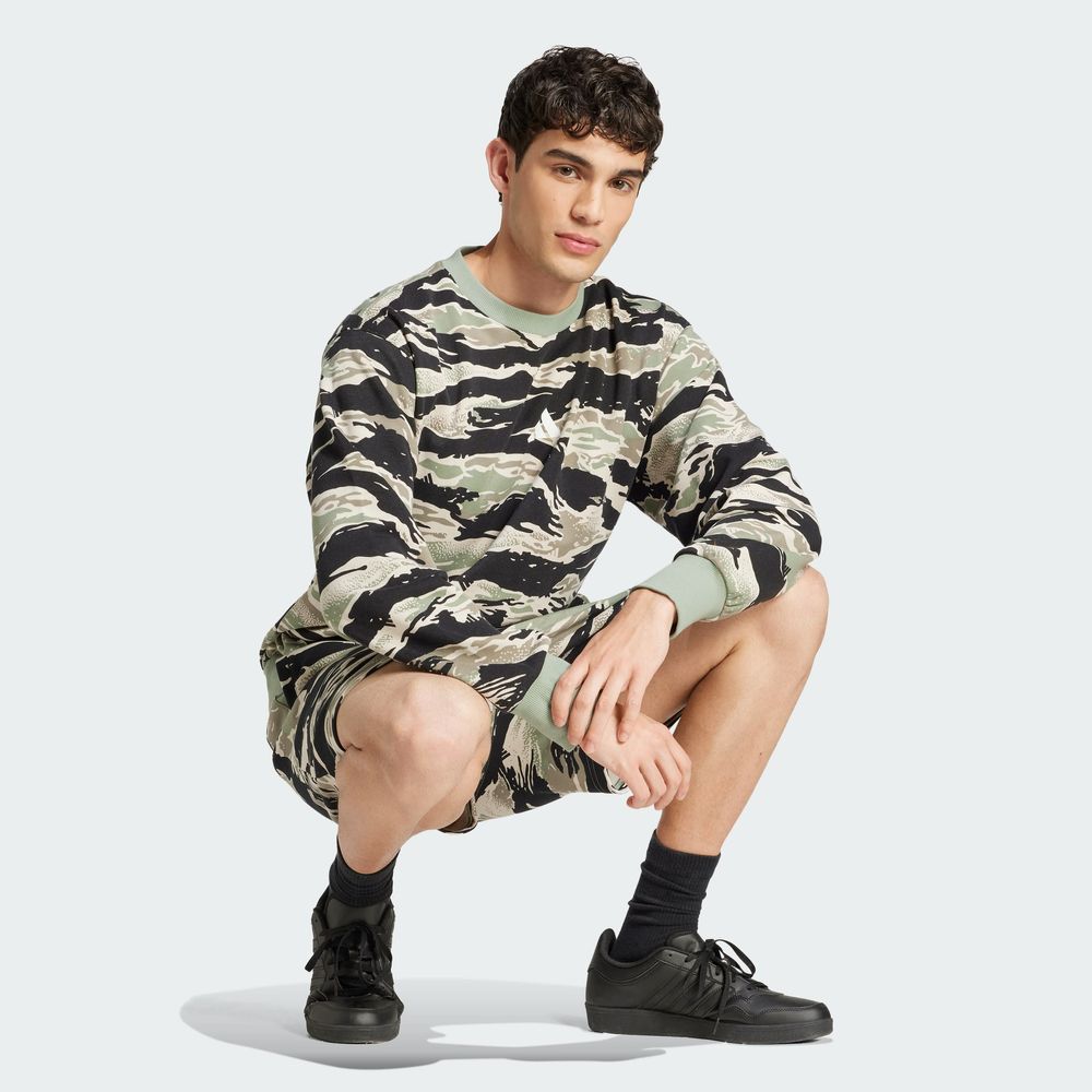 Foto 6 pulgar | Sudadera Adidas Seasonal Essentials Camo para Hombre