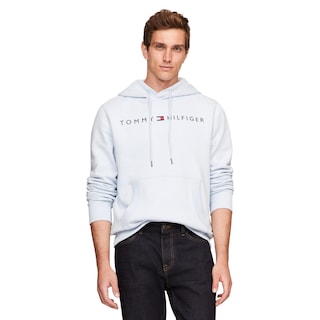 Foto 1 | Sudadera Con Capucha Tommy Hilfiger Logo Para Hombre Breezy Blue - Venta Internacional.