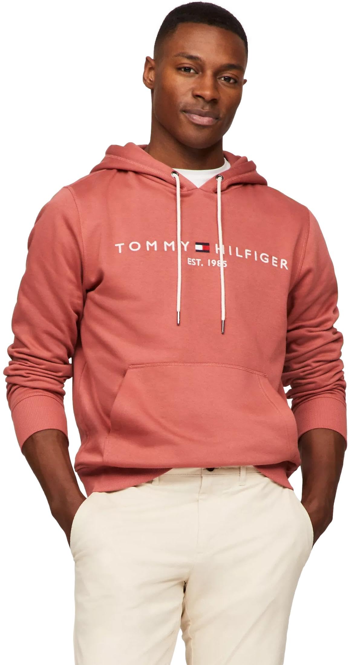 Sudadera con Capucha Tommy Hilfiger con Logo Bordado para Hombre - Venta Internacional