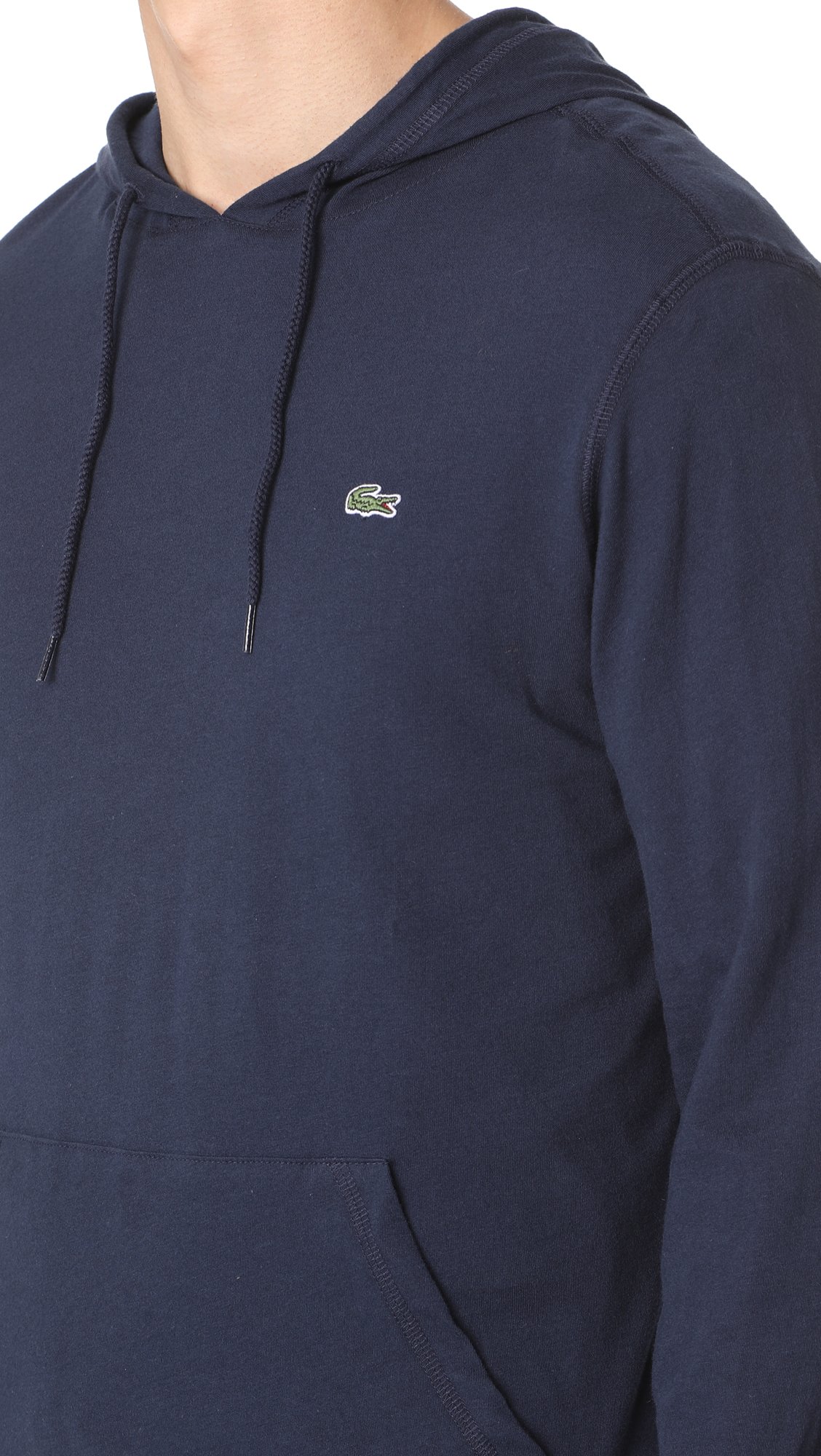 Foto 6 pulgar | Camiseta De Algodón Con Capucha Lacoste Para Hombre - Venta Internacional.