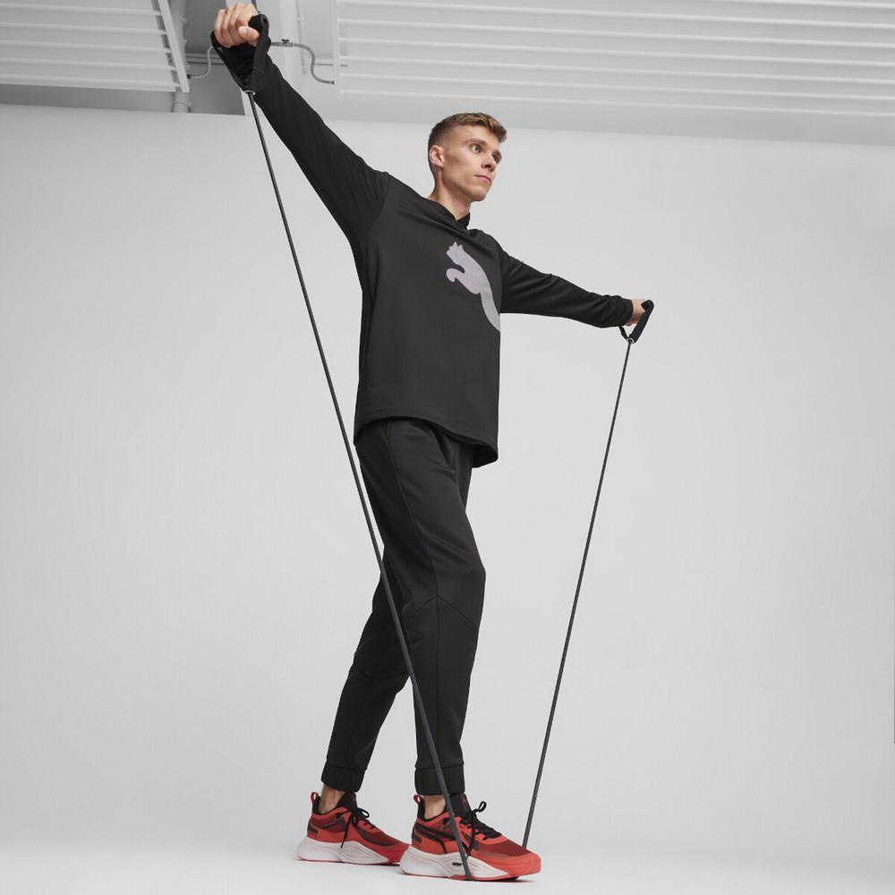 Foto 4 | Hoodie Puma All Day Big Cat Para Hombre Negro