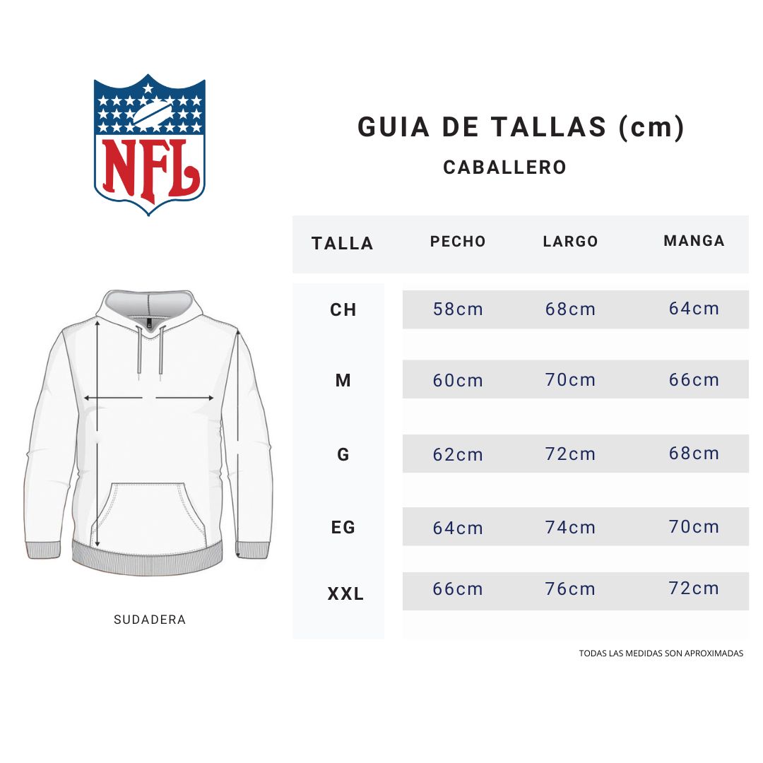 Foto 7 pulgar | Sudadera Nfl New England Patriots Para Caballero 100% Original