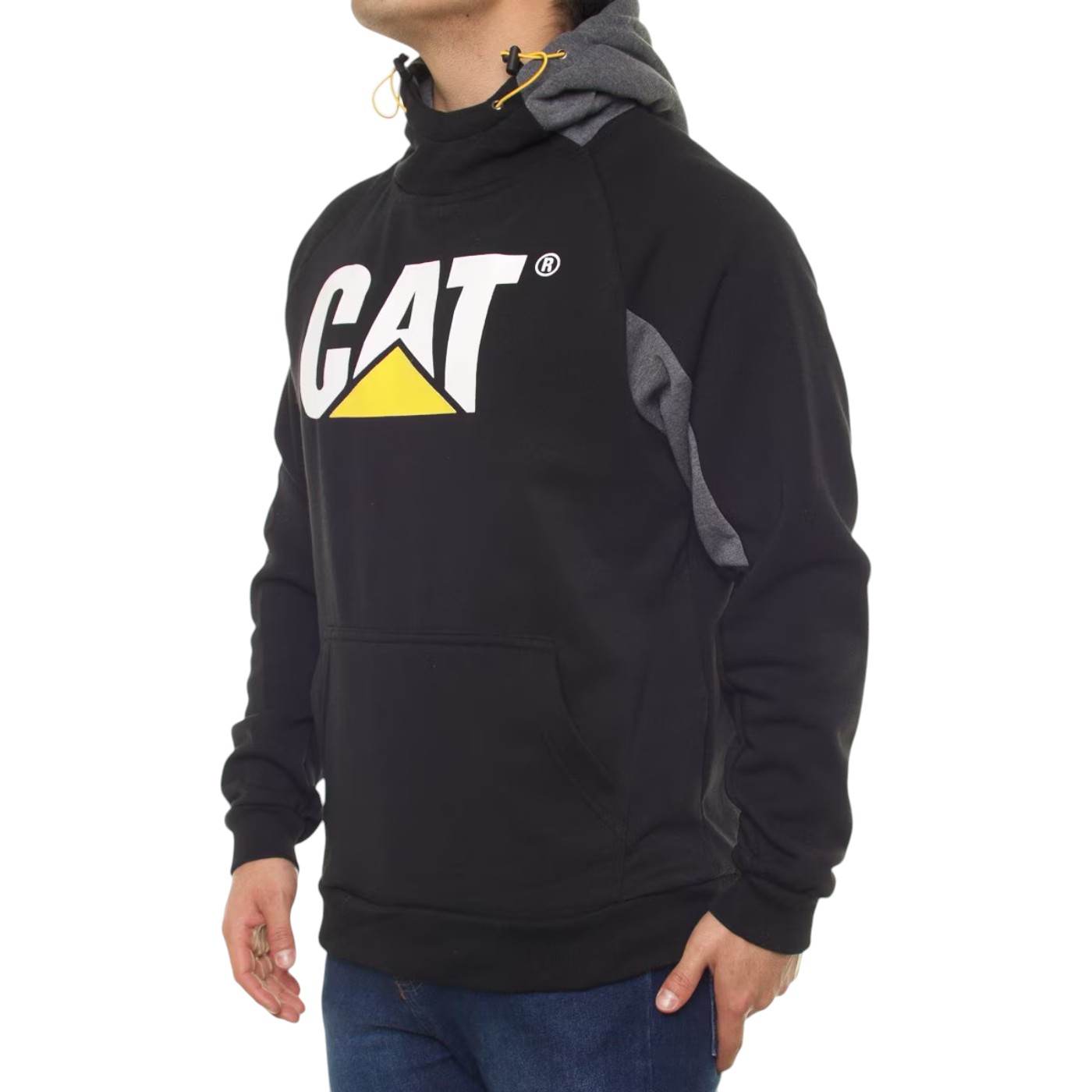 Foto 2 | Sudadera Cat Cfw21hdm05 Para Hombre Color Negro Modelo Cfw21hdm05