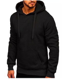 Foto 1 | Sudadera Hombre Con Capucha Deportiva Talla: Chica Eo Safe Imports Esi-18580 Negro