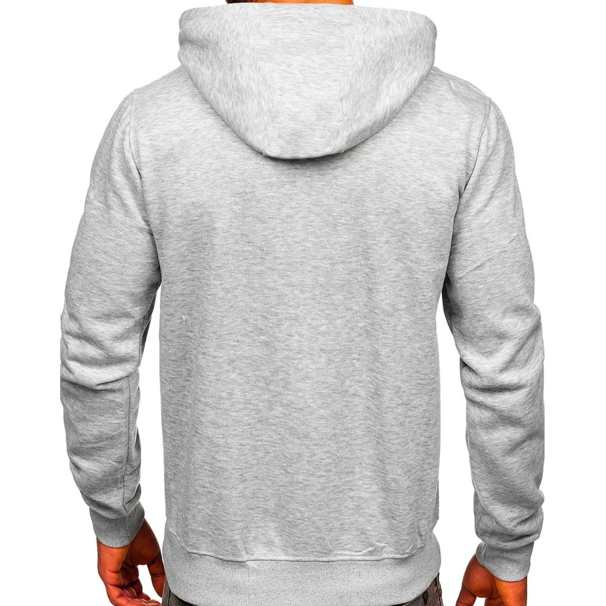 Foto 4 pulgar | Sudadera Hombre Con Capucha Deportiva Xl Eo Safe Imports Esi-18646 Gris