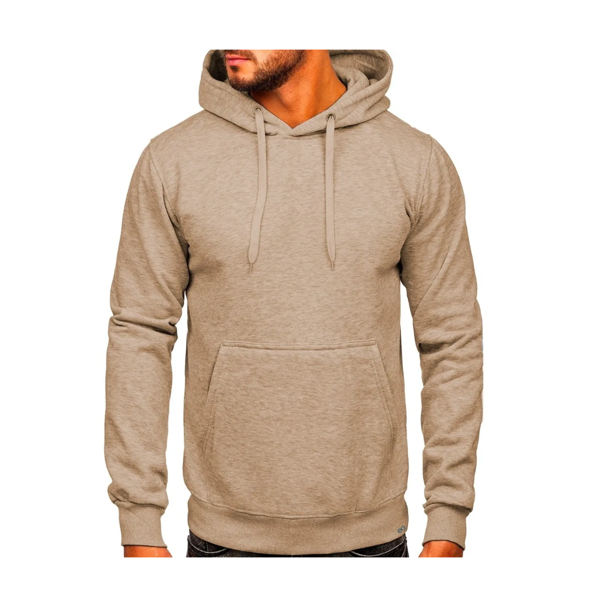 Foto 2 pulgar | Sudadera Hombre Con Capucha Deportiva Cafe Claro Talla: Xl Eo Safe Imports Esi-8643 Café