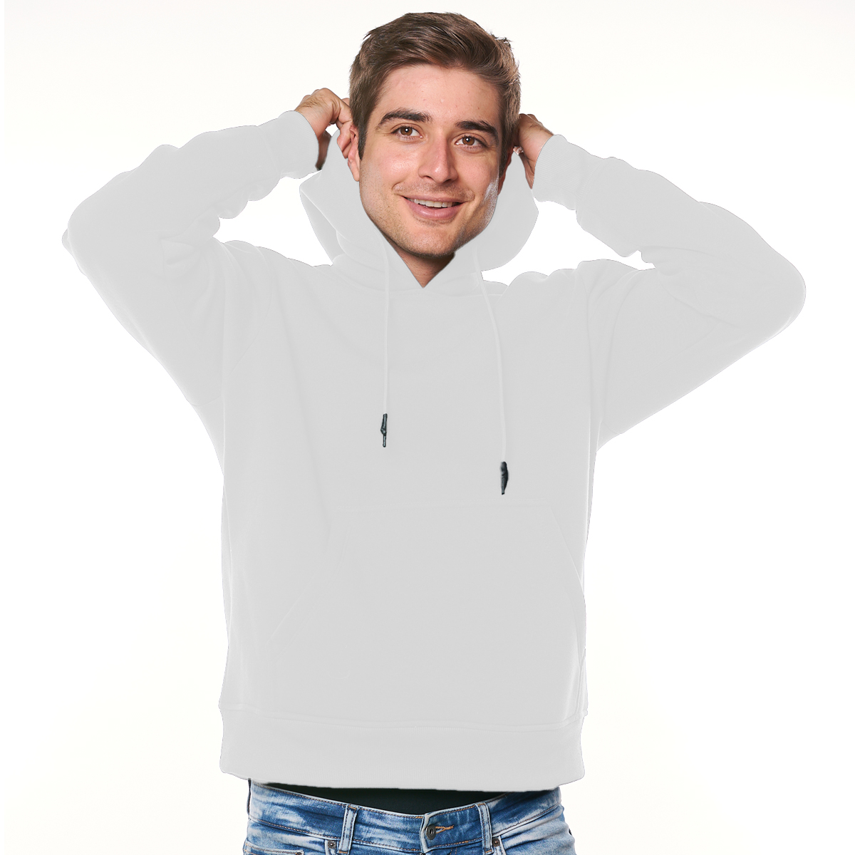Foto 2 pulgar | Sudadera Hoodie Cerrada Para Hombre Con Gorro 973609652724