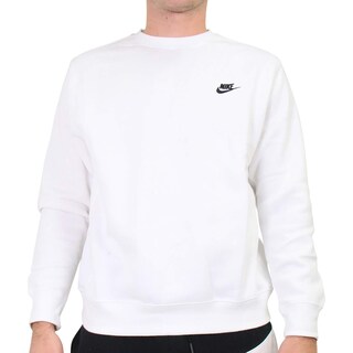 Foto 1 | Sudadera Nike Nsw Club Crew Blanca para Hombre - Venta Internacional
