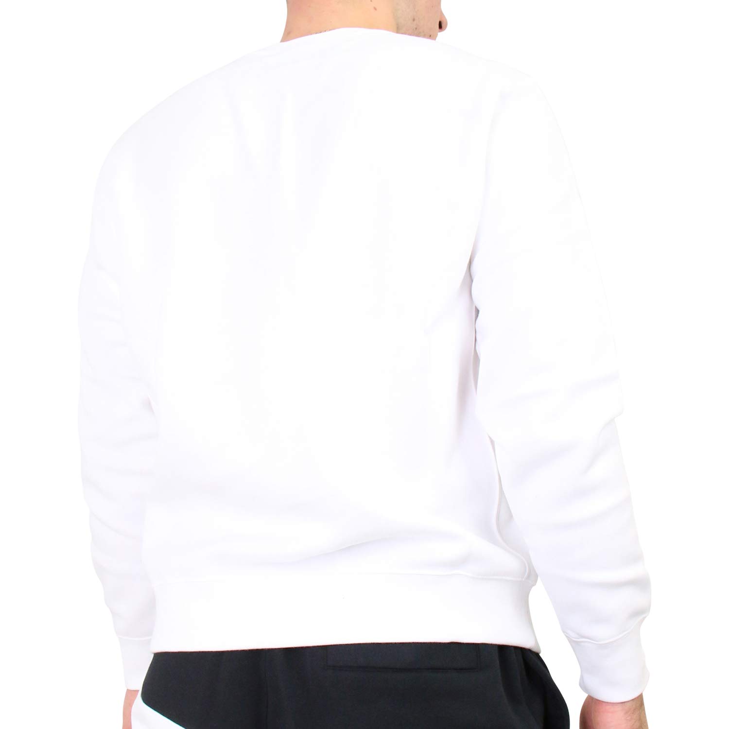 Foto 4 pulgar | Sudadera Nike Nsw Club Crew Blanca para Hombre - Venta Internacional
