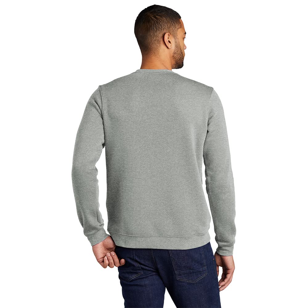 Foto 3 pulgar | Sudadera Nike Club Crew Gris para Hombre  - Venta Internacional