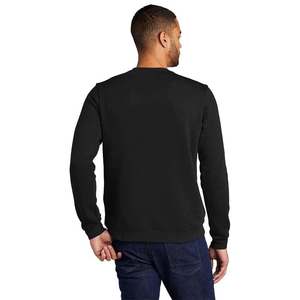 Foto 3 pulgar | Sudadera Nike Club Crew Negra para Hombre - Venta Internacional