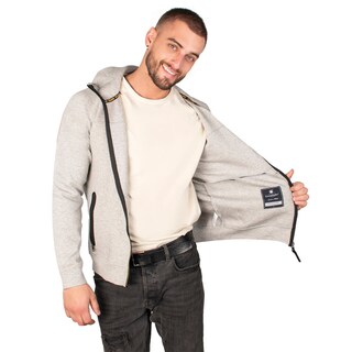 Foto 2 | Sudadera Greenlander Con Capucha Cierre Completo Y Bolsillos Con Cremallera Casual Para Hombre