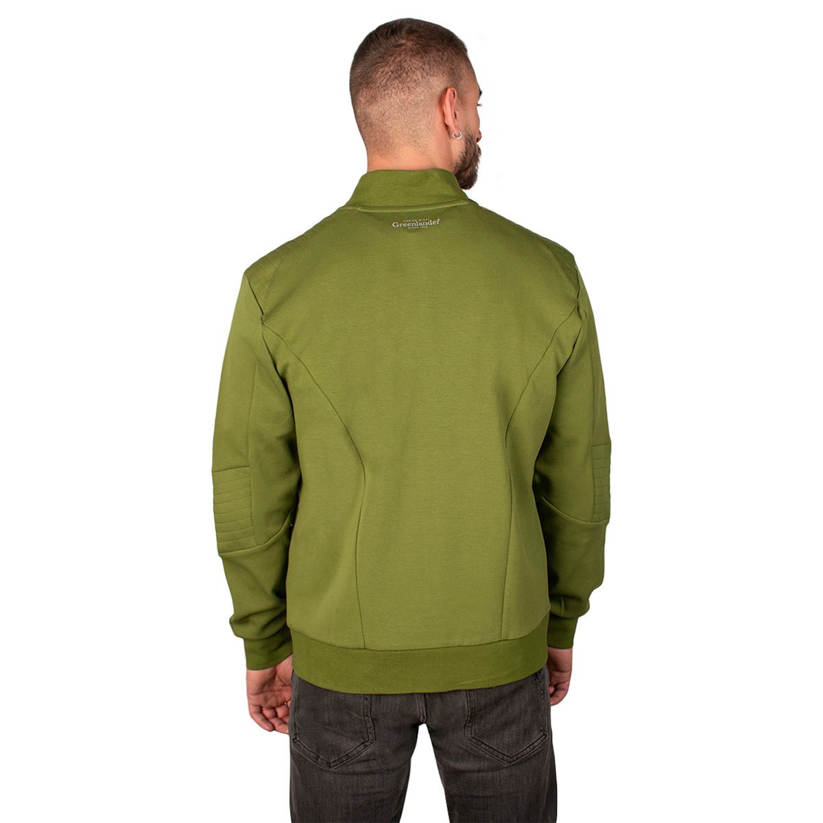 Foto 5 pulgar | Chamarra Greenlander Casual Con Cierre Estilo Deportivo Con Detalles Rojos Para Hombre