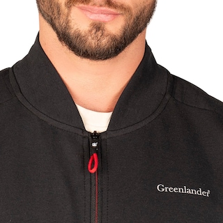 Foto 4 | Chamarra Greenlander Casual Con Cierre Estilo Deportivo Con Detalles Rojos Para Hombre