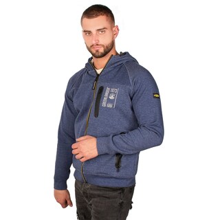 Foto 1 | Sudadera Greenlander Con Capucha Cierre Completo Y Bolsillos Con Cremallera Casual Para Hombre