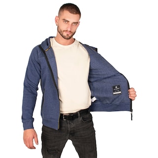 Foto 2 | Sudadera Greenlander Con Capucha Cierre Completo Y Bolsillos Con Cremallera Casual Para Hombre