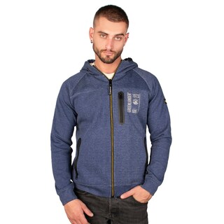 Foto 3 | Sudadera Greenlander Con Capucha Cierre Completo Y Bolsillos Con Cremallera Casual Para Hombre