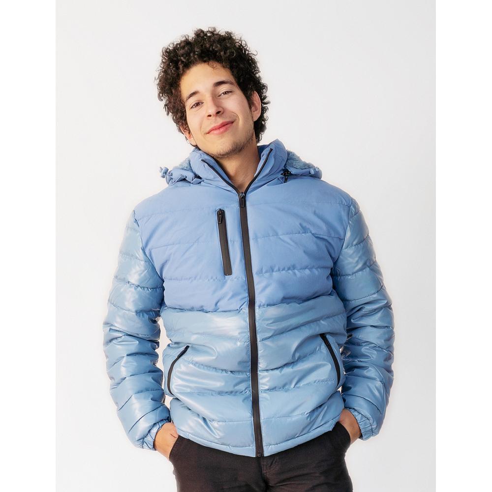 Foto 1 | ''chamarra Glamour Para Caballero: Azul 79135'' Azul