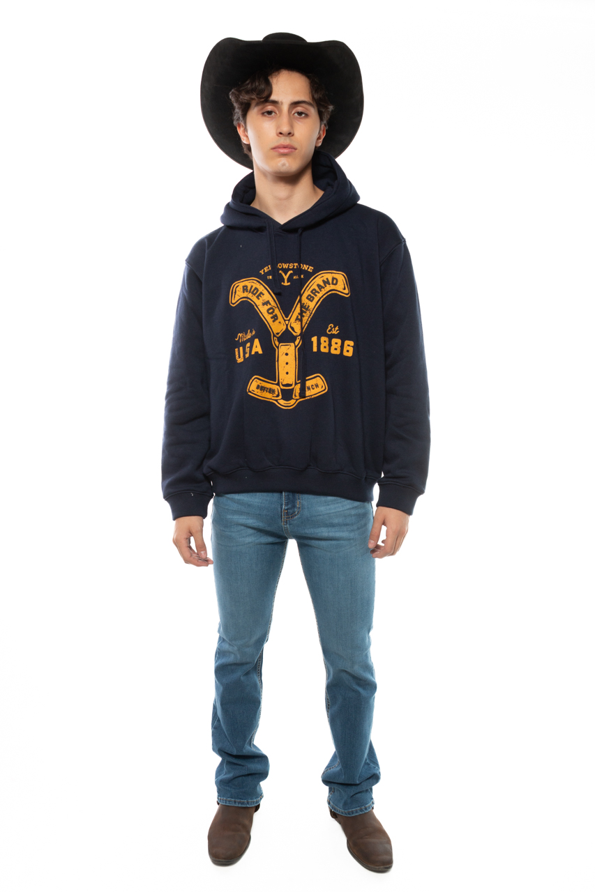 Foto 2 | Hoodie Yellowstone Ride The Brand Azul Marino