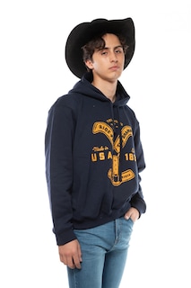 Foto 3 | Hoodie Yellowstone Ride The Brand Azul Marino