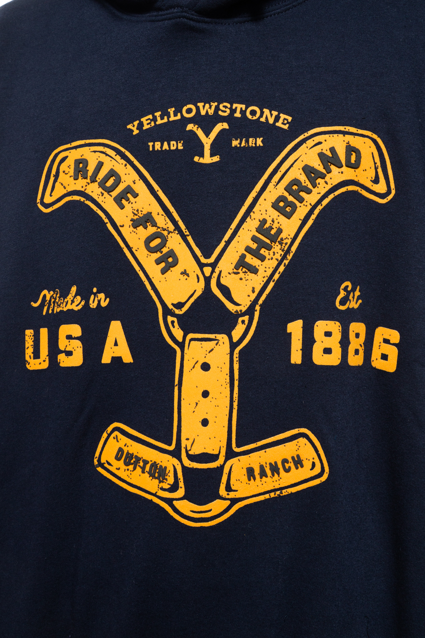 Foto 5 | Hoodie Yellowstone Ride The Brand Azul Marino