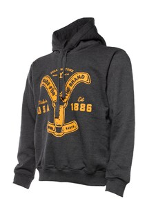 Foto 3 | Hoodie Yellowstone Ride The Brand Gris Oxford