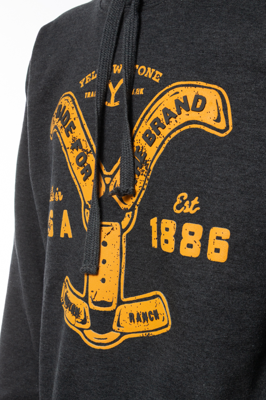 Foto 5 | Hoodie Yellowstone Ride The Brand Gris Oxford