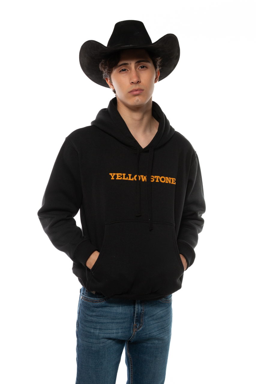 Foto 6 pulgar | Hoodie Yellowstone Yellowstone Negro