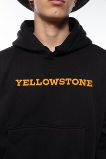 Foto 8 | Hoodie Yellowstone Yellowstone Negro