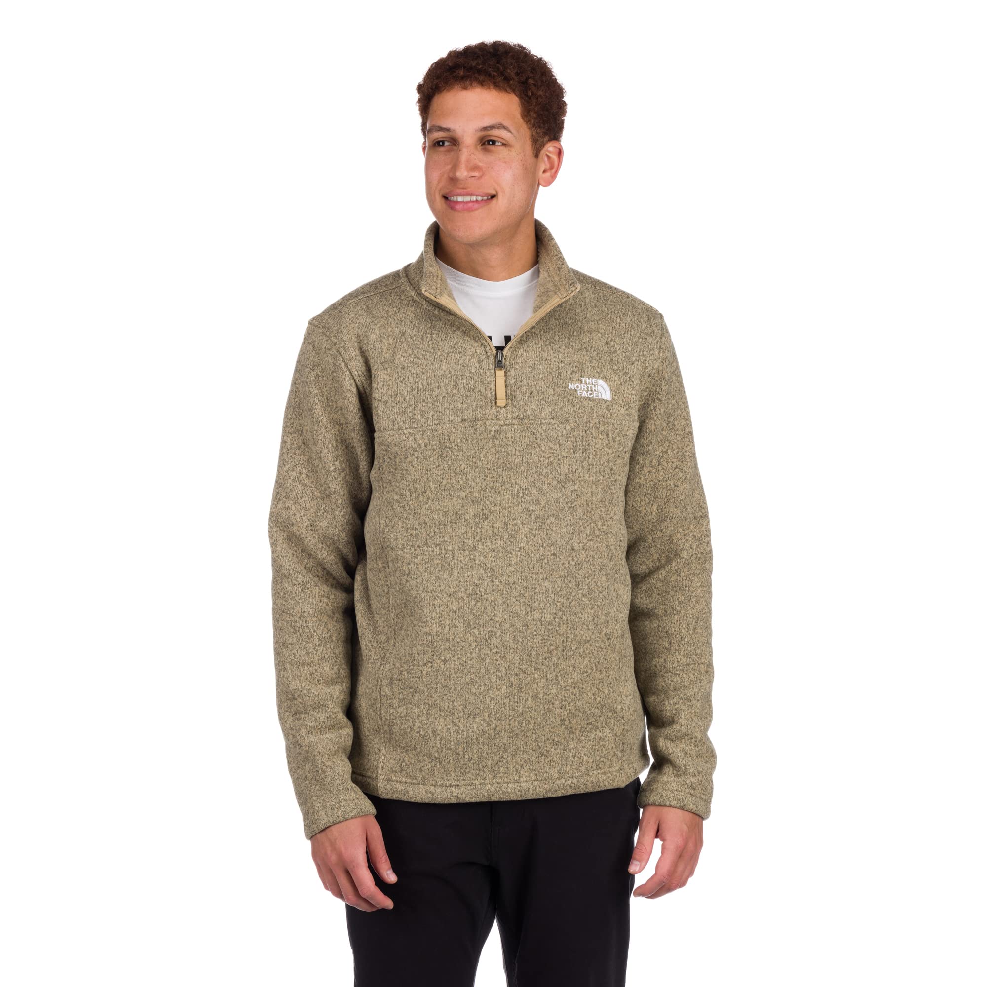 Foto 1 | Sudadera The North Face Tsillan ¼ Zip - Hombre Khaki Xs - Venta Internacional.