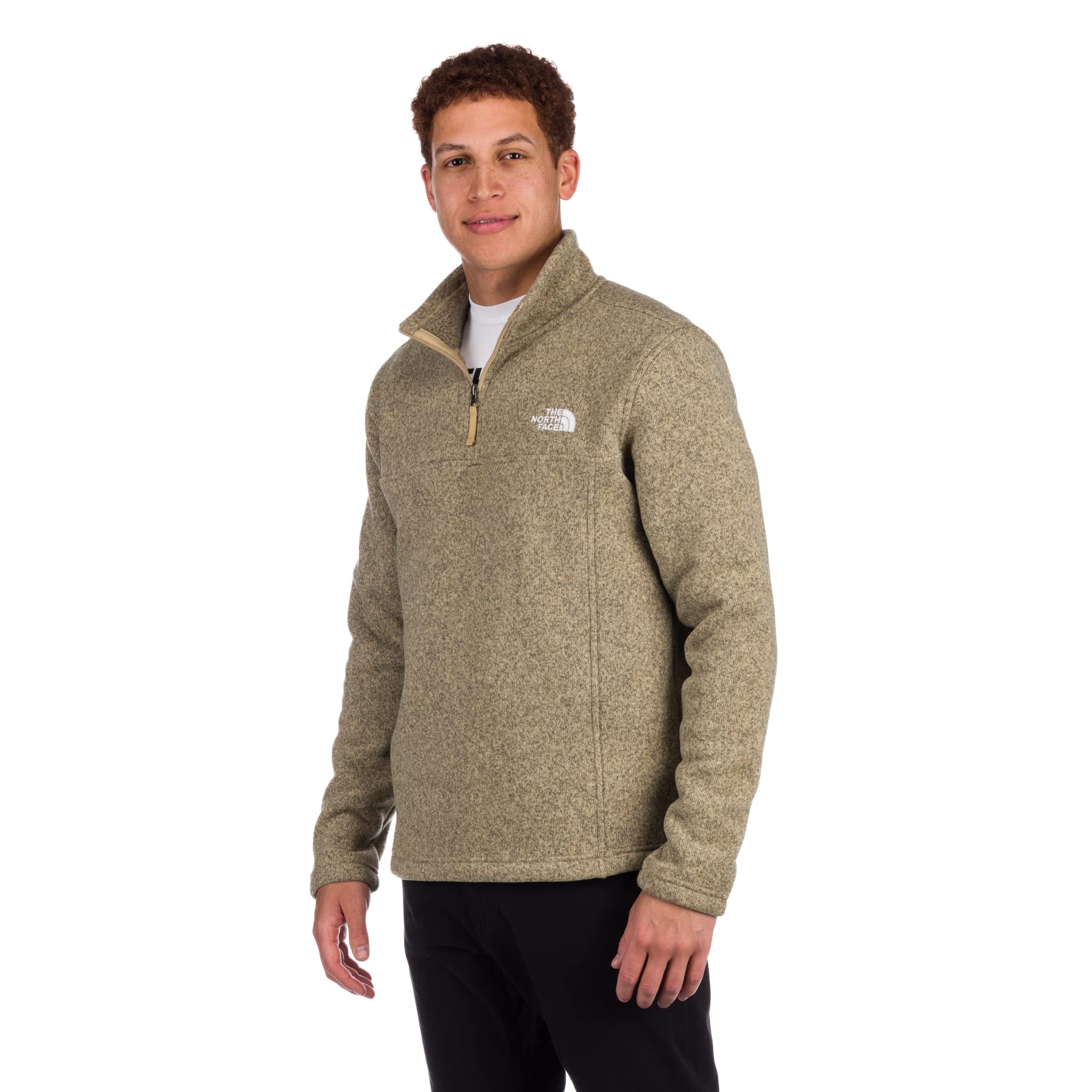 Foto 3 pulgar | Sudadera The North Face Tsillan ¼ Zip - Hombre Khaki Xs - Venta Internacional.