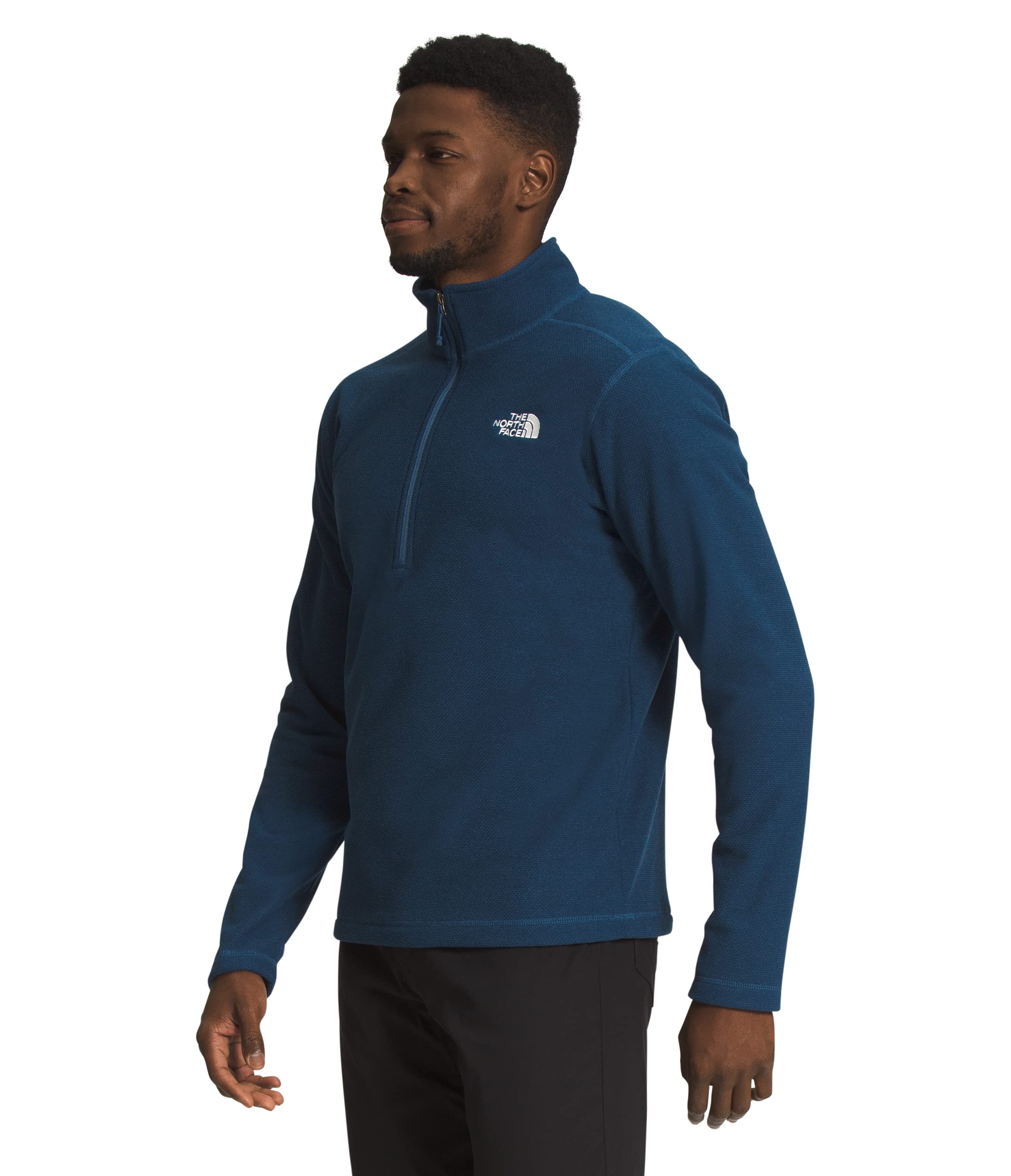 Foto 4 pulgar | Sudadera The North Face Textured Cap Rock Con Cremallera ¼ Para Hombre - Venta Internacional.