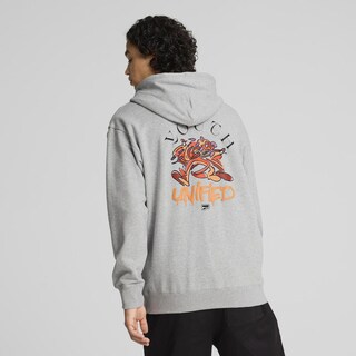 Foto 5 | Sudadera Puma Downtown Para Hombre Gris