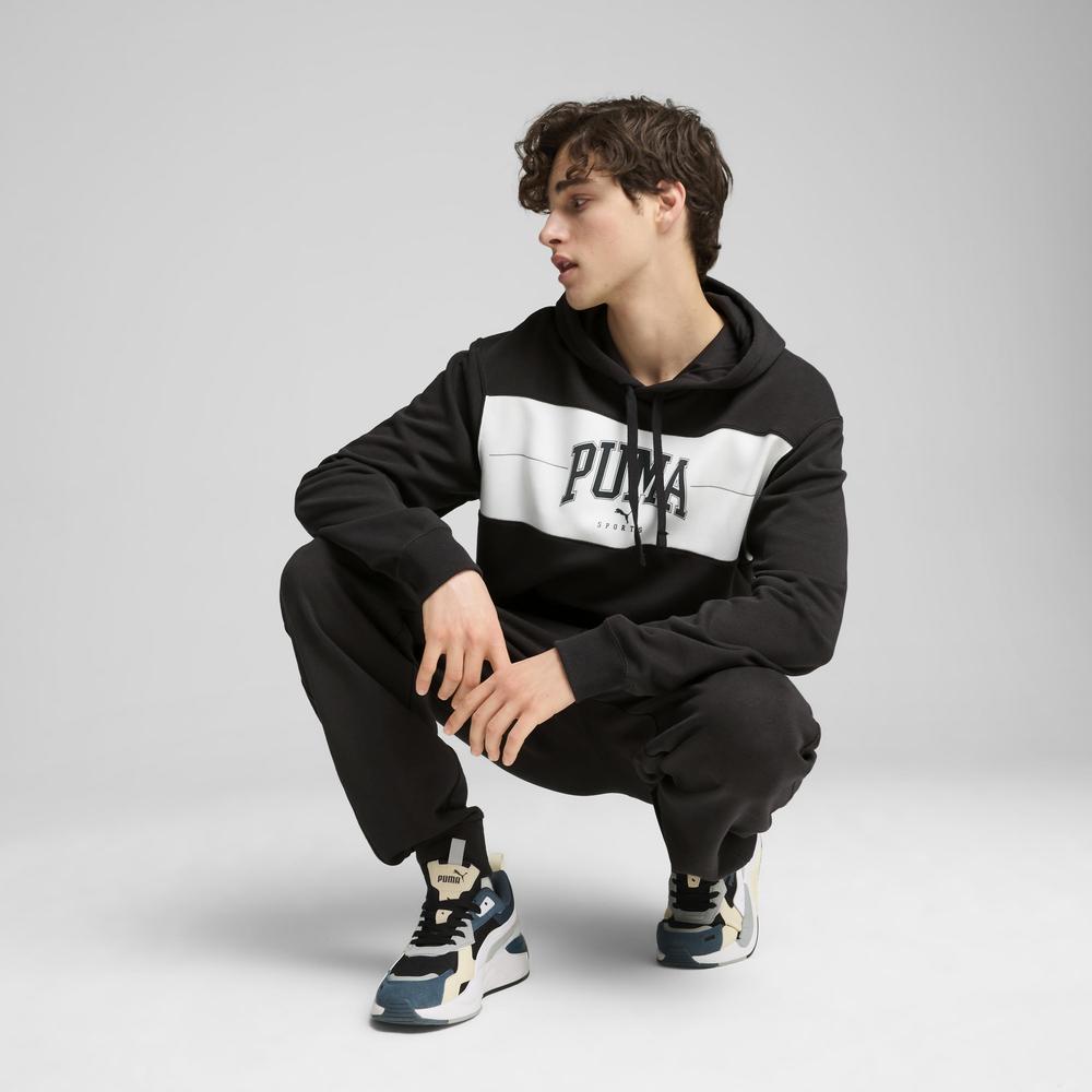 Foto 6 pulgar | Sudadera Puma Squad Para Hombre Negro