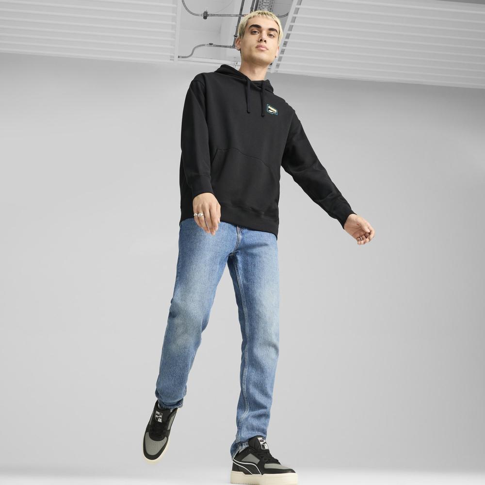 Foto 6 pulgar | Sudadera Puma Downtown Para Hombre Negro
