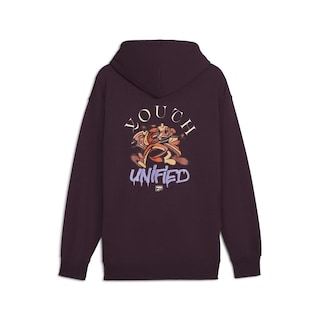 Foto 2 | Sudadera Puma Downtown Para Hombre Vino