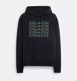 Foto 1 | Sudadera Coach Con Capucha Hoodie Cm828 Logo - Original