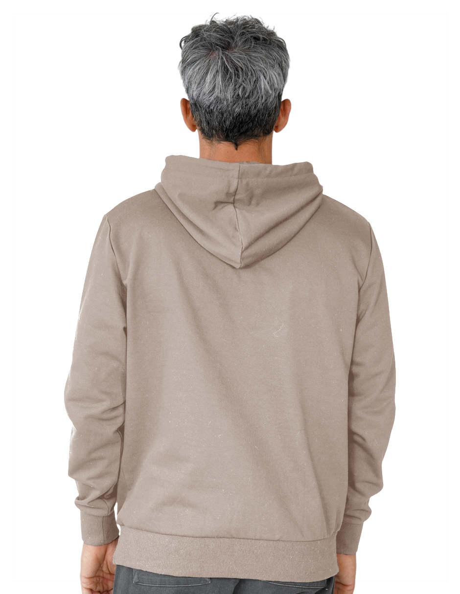 Foto 4 pulgar | Sudadera Hombre Cerrada Confort Con Gorro