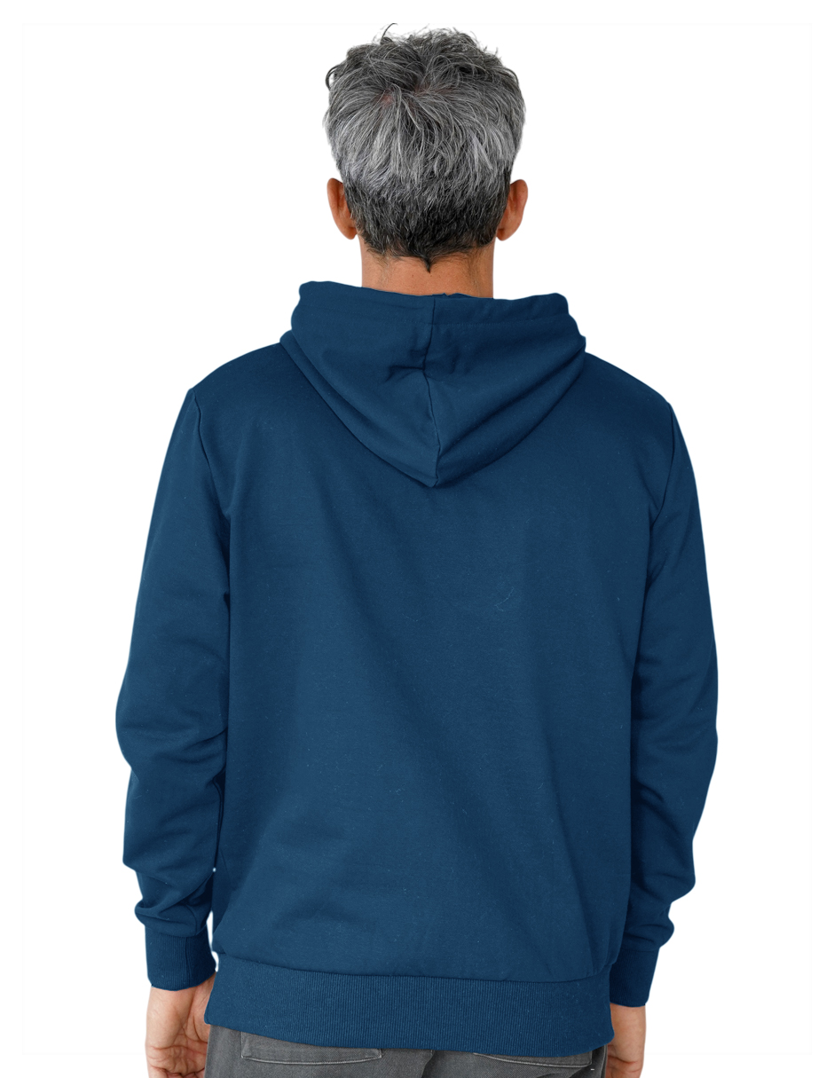 Foto 4 pulgar | Sudadera Hombre Cerrada Confort Con Gorro