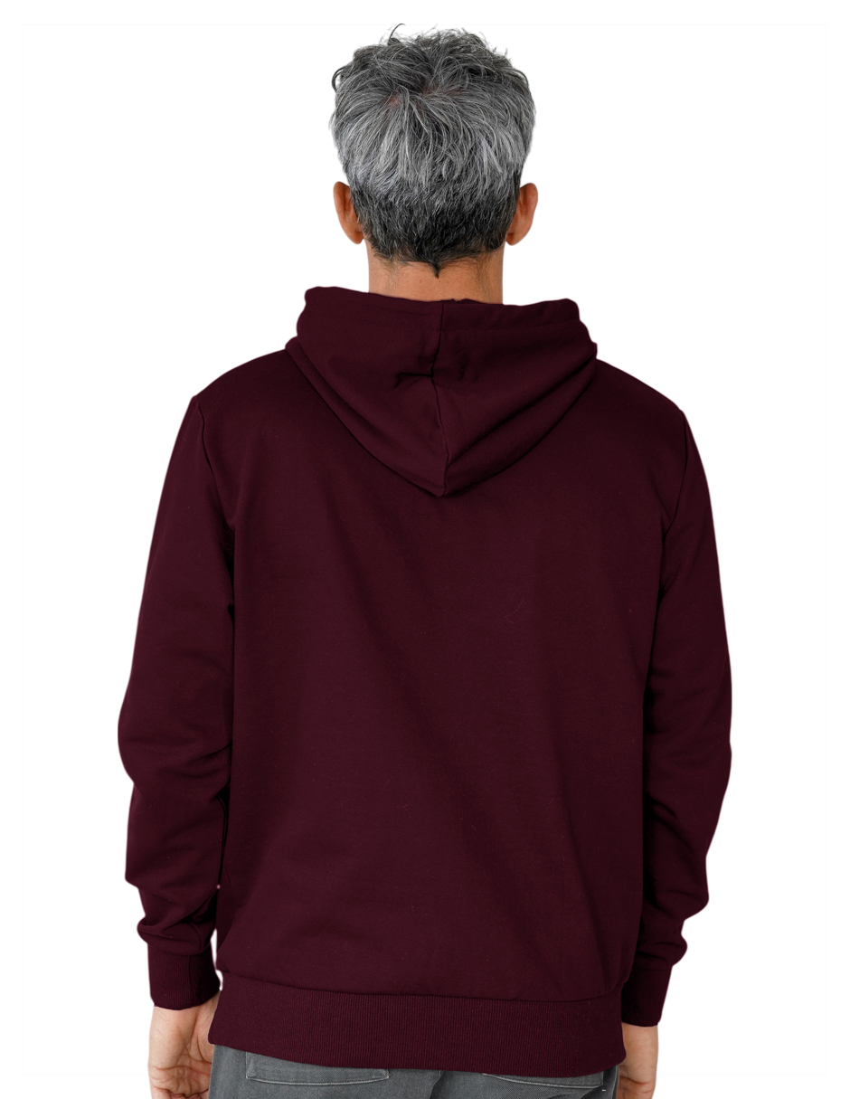 Foto 4 pulgar | Sudadera Hombre Cerrada Confort Con Gorro